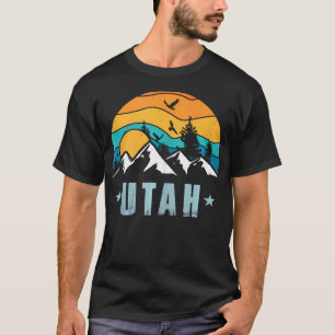 Utah Retro Vintage Berge Wandern T-Shirt