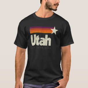 Utah Salt Lake City Cool Retro Not American T-Shirt