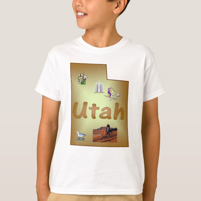 Utah scherzt T - Shirt (Vorderseite)