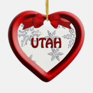 Utah Schneeflocken Herbst Weihnachtsschmuck