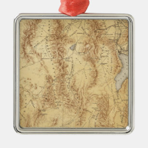 Utah Silbernes Ornament