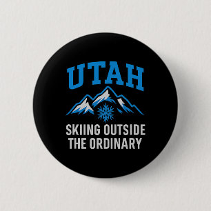 Utah Skifahren außerhalb des gewöhnlichen Collegia Button