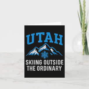 Utah Skifahren außerhalb des gewöhnlichen Kollegiu Karte
