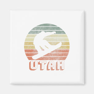 Utah Snowboardkultur Magnet