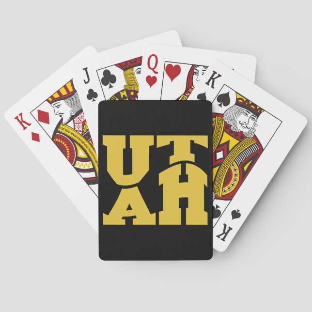 Utah Spielkarten (Rückseite)