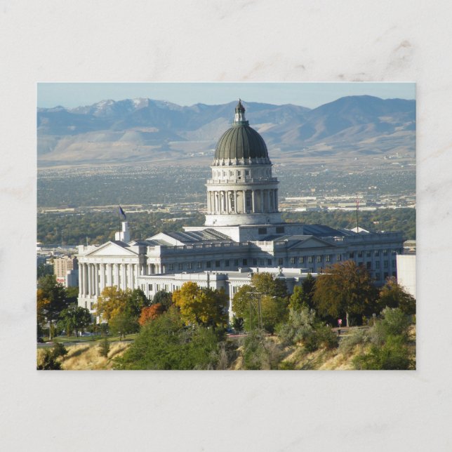 Utah Staat Hauptstadt Postkarte (Vorderseite)