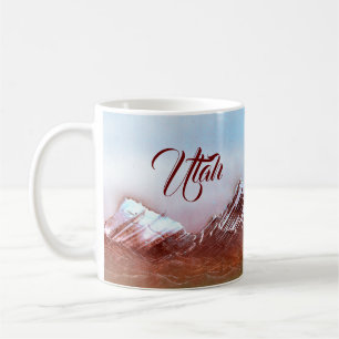 Utah Staat Mountain Range Kaffeetasse