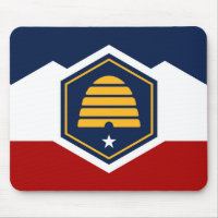 Utah Staat neue Flagge Symbol USA Amerika