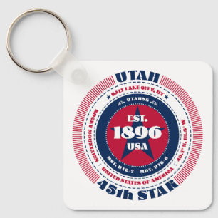 Utah Staat Schlüsselanhänger