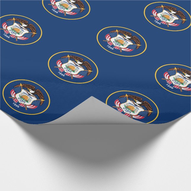 Utah Staatsflagge Geschenkpapier (Ecke)