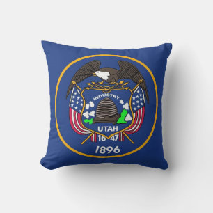 Utah State Flag American MoJo Pillow Kissen