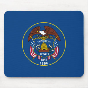 Utah State Flag Design Mousepad