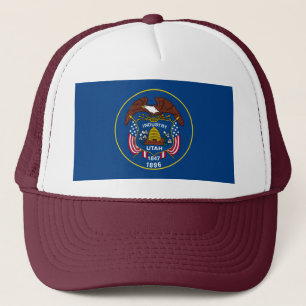 Utah State Flag Design Truckerkappe
