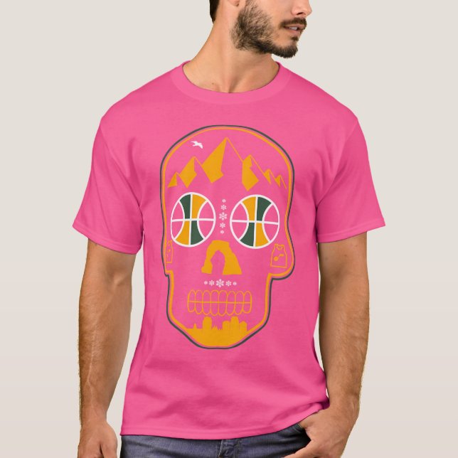 Utah Sugar Skull T-Shirt (Vorderseite)