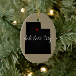 Utah Town Keramik Ornament