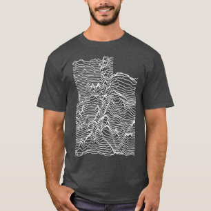 Utah Unbekannte Erhöhungen Topografische Karte ohn T-Shirt