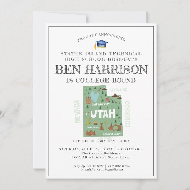 Utah | Uni Bound Graduation Party (Vorderseite)