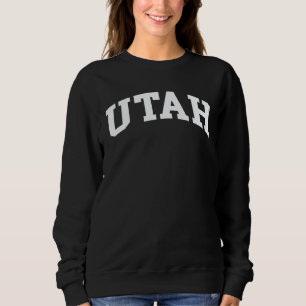 Utah US College-Schriftart Stolz Amerikaner USA Sweatshirt