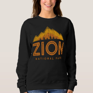 Utah Us - Retro Vintag Zion National Park Sweatshirt
