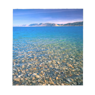 UTAH. USA. Das klare Wasser des Bärensees zeigt Notizblock