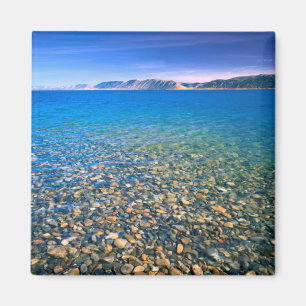 UTAH. USA. Das klare Wasser des Bear Lake offenbar Magnet