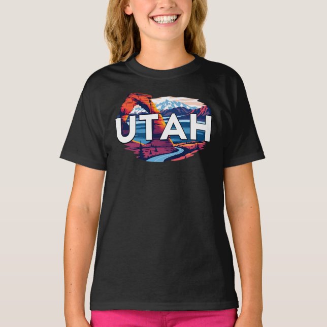 Utah USA T-Shirt (Vorderseite)