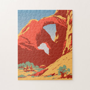 Utah Vintage Art Coole Historische Fotos Reise-Puz Puzzle