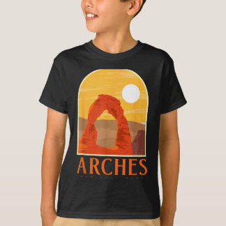 Utah Vintage Retro Wandern Camping Arches National T-Shirt