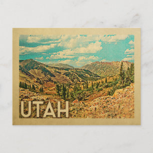 Utah Vintage Travel Postkarten