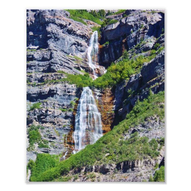 Utah Wasserfall #1a - Framable Foto (Vorne)
