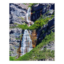 Utah Wasserfall #1a- Poster (Größe auswählen)