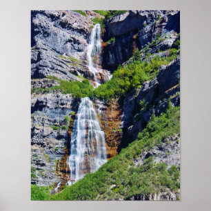Utah Waterfall #1a- Poster (choose size)