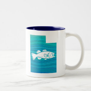 Utah Wave Fishing Zweifarbige Tasse