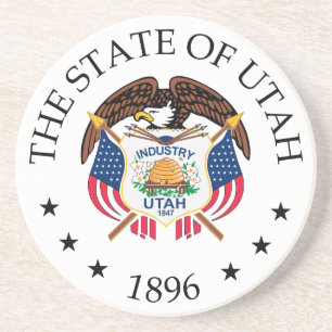 Utah-Zeichen Getränkeuntersetzer