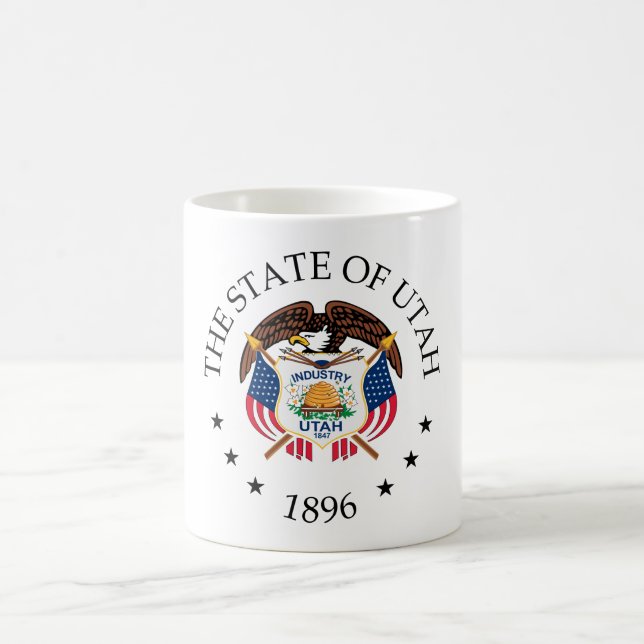 Utah-Zeichen Kaffeetasse (Mittel)