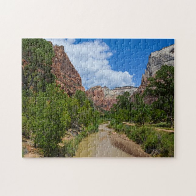 Utah Zion Mountains. Puzzle (Horizontal)