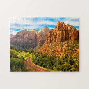 Utah Zion Mountains. Puzzle