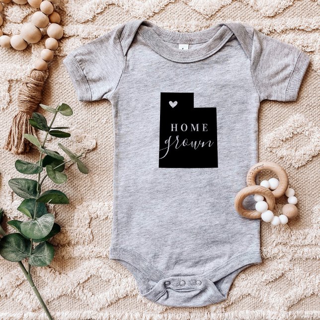 Utah Zuhause Grown Staat T-Shirt Baby Strampler (Von Creator hochgeladen)