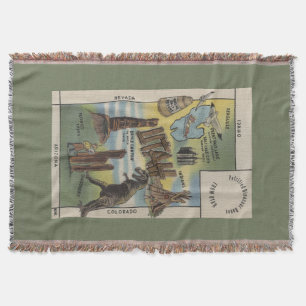 UtahDepictions der Standorte, zum in UtahUtah zu Decke