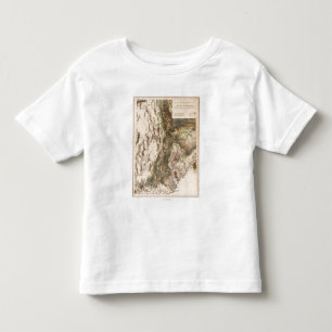 UtahPanoramic MapUtah Kleinkind T-shirt