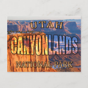 Utah's Canyonlands Nationalpark Postcard Postkarte