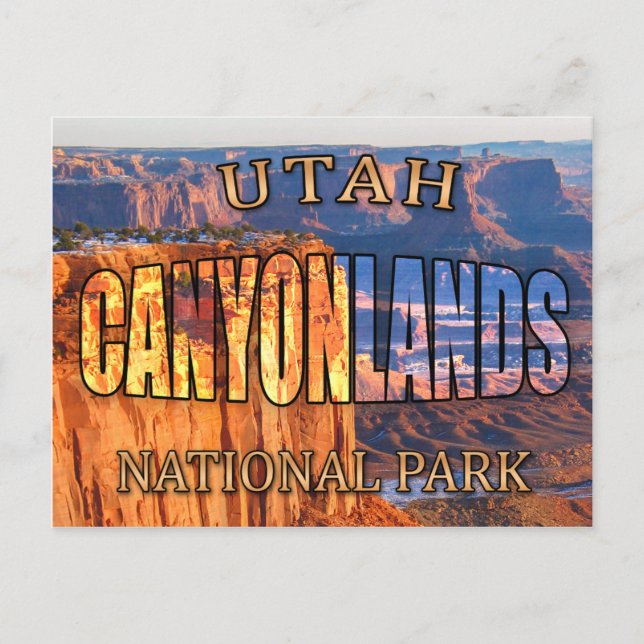 Utah's Canyonlands Nationalpark Postcard Postkarte (Vorderseite)