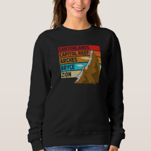 Utahs die 5 riesigen Nationalparks Sweatshirt