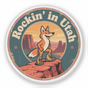 Utahs Mighty 5 - Nationalparks-Geschenk Aufkleber