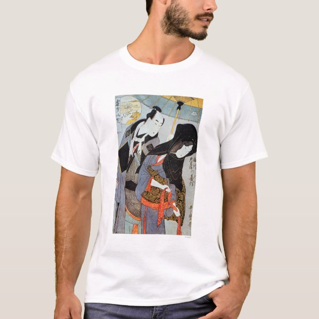 Utamaro: Liebhaber, 1797 T-Shirt (Vorderseite)