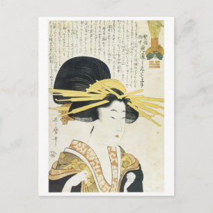 Utamaro Prim Typ Japanischer Kunstdrucke 1800 Postkarte