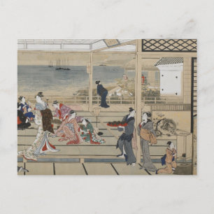 Utamaro's japanische Art Postkarte