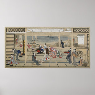 Utamaros japanisches Kunstplakat Poster