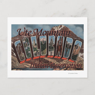 Ute Mountain Indian Reservation, Colorado Postkarte