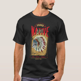 Ute Native American Indian Warrior Tribe Proud T-Shirt